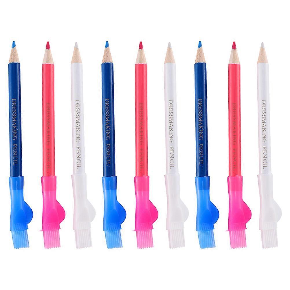 9pcs טושי בד עפרונות גיר DIY כלי תפירה עבור מתלבשות תפירה