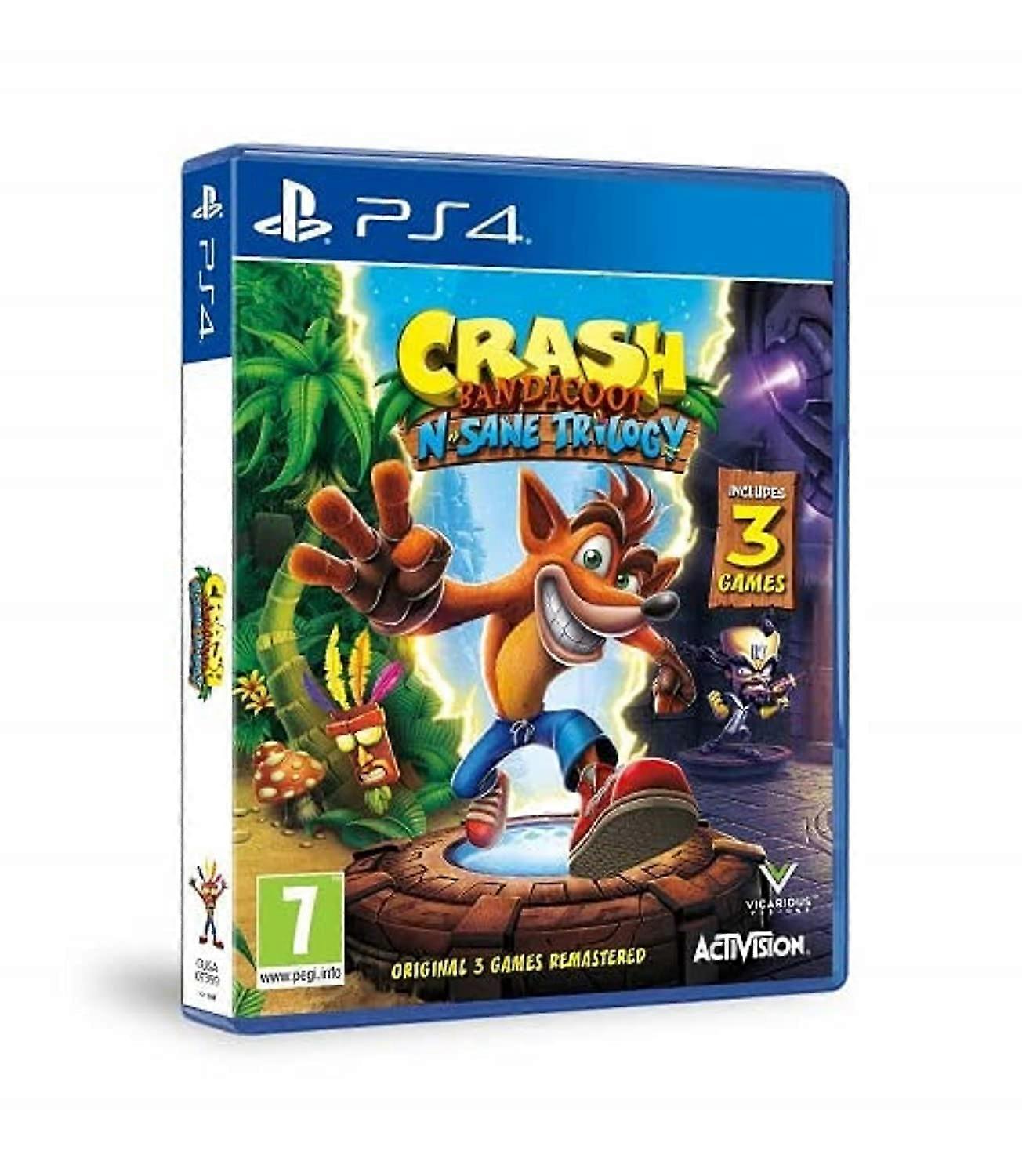 Crash Bandicoot N.Sane Trilogy (PS4) - New & Sealed