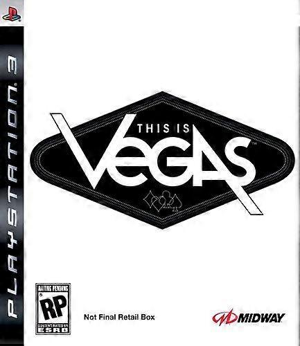 This Is Vegas  Game -  - PAL - New & Sealed