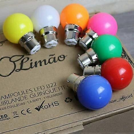 24db színes izzó-1W-6db piros-6db zöld-6db kék-6db sárga