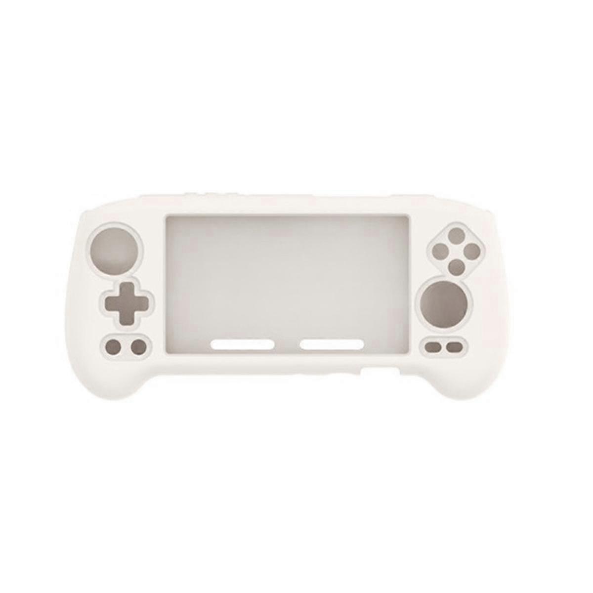 Silicone Protective Case Shockproof Gaming Box Silicone Protective for RG556 Game Console Creamy Wh
