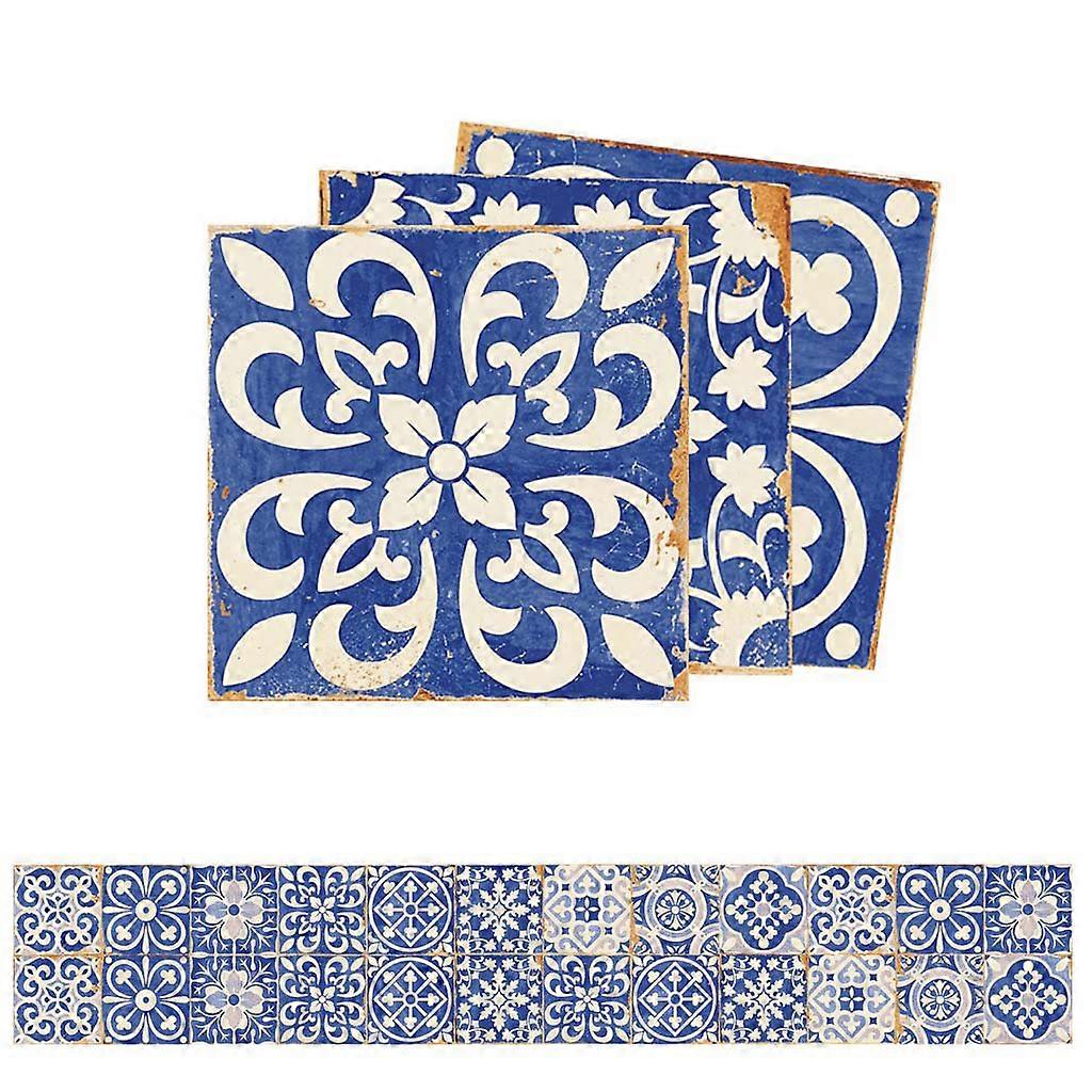  Floor Brick Sticker 27pcs Kitchen Tile Door Drawer Decor Decal Moisture Proof