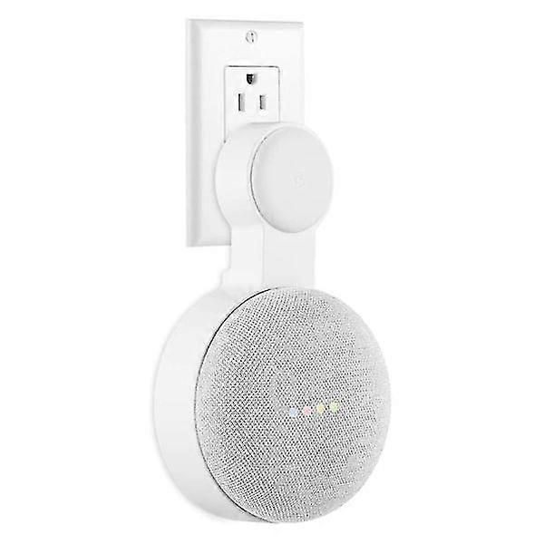 Wall Mount / Hanger For Google Nest Mini White White One Size-Yvan