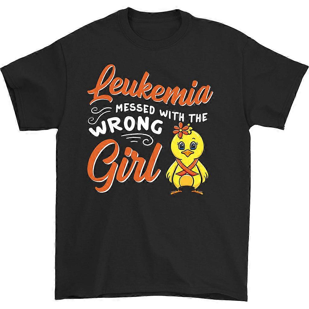Leukemia Messed With The Wrong Girl T-shirt