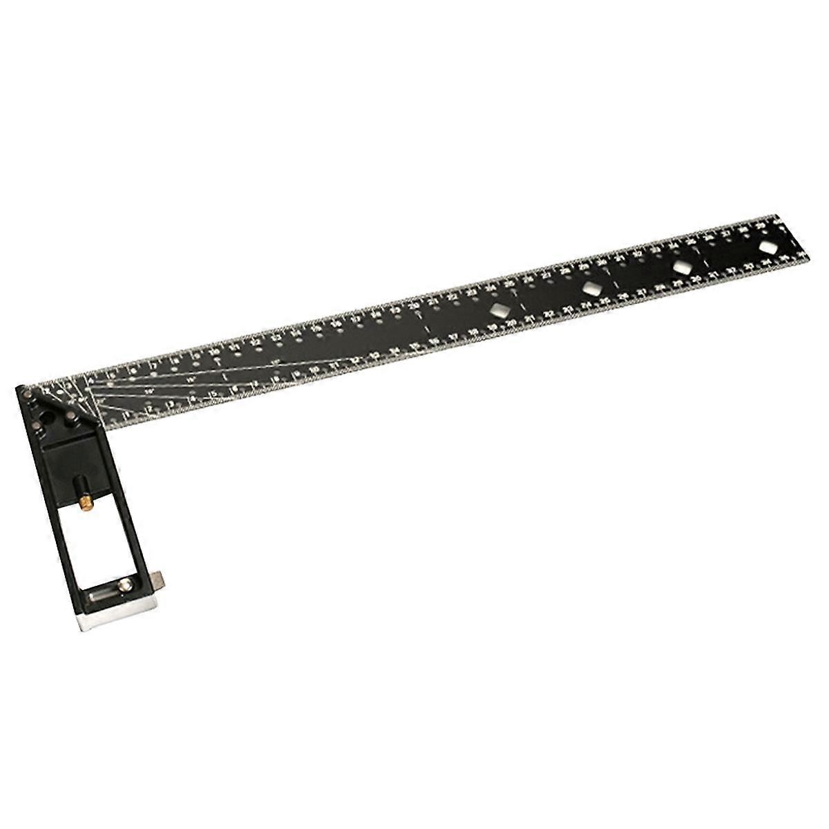 Multi Functional Right Angle Ruler 45/90 Degree Hole Angle Ruler Positioning Marking Angle Ruler Wo