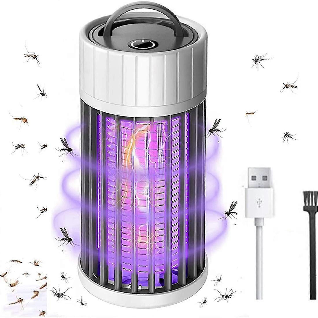 Mosquito Lamp,USB Electric Bug Zapper 360UV Fly Zapper, Portable Bug Killer Light Indoor&Outdoor f