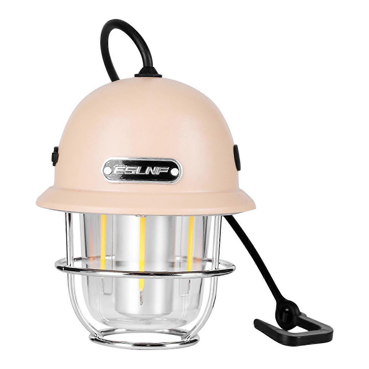Waterproof Dimmable LED Camping Lamp Retro Hanging Tent Lamp 1200mAh Battery Emergency Light Lantern