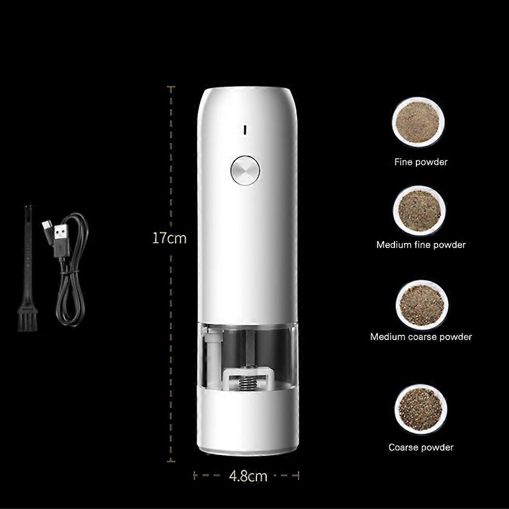 Electric Coffee Grinder with Light Rechargeable Pepper Spice Grinding Machine