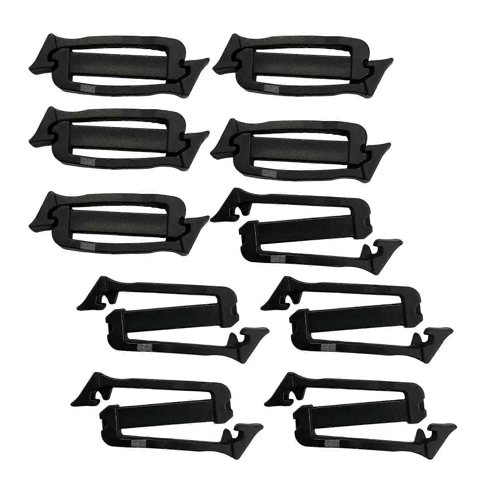 10Pcs G Hook Webbing Buckles Quick Release Hardware Heavy Duty Webbing