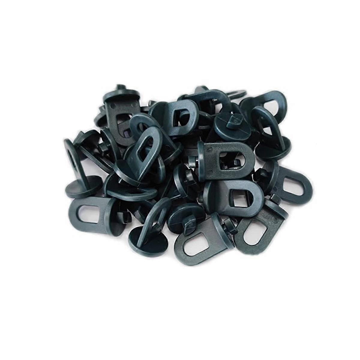 100Pcs Greenhouse Hooks Hanger, Plastic Greenhouse Twists Clips Fixing Clips Greenhouse Insulation
