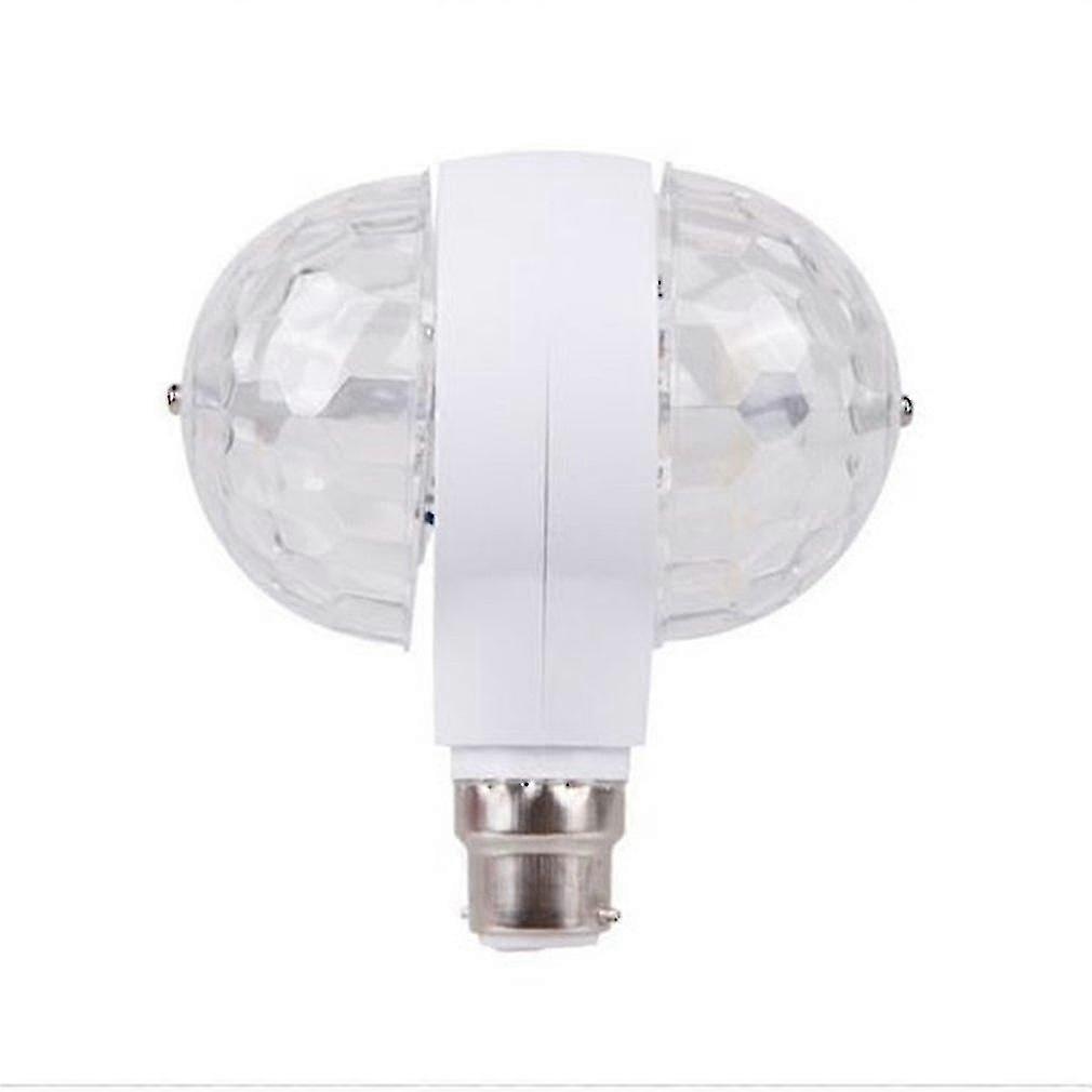 B22 Led Dual Head Magic Stage Disco Lamp Rotating Headed 6w Led Stage