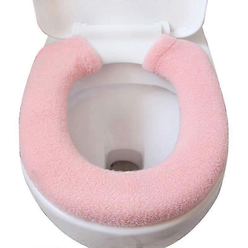 WC-Sitz Universal-WC-Ring Hochelastisch Abnehmbar und waschbar Kein Verblassen, Rosa