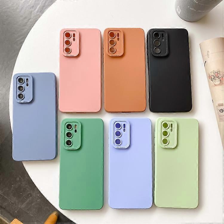 For Huawei Nova 7 Pro 5G Straight Side Liquid Silicone Phone Case