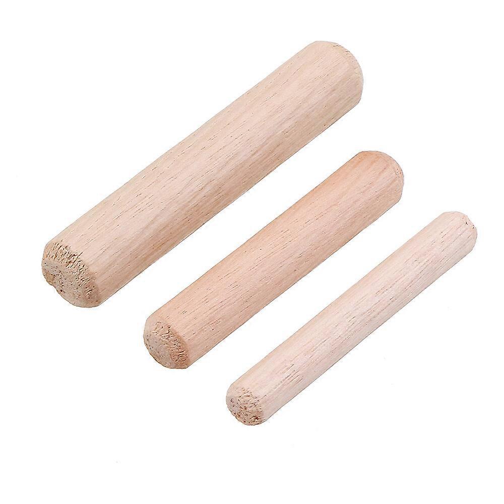 100Pcs 6/8/10mm Round Wood Tenon Wooden Dowel For Woodworking