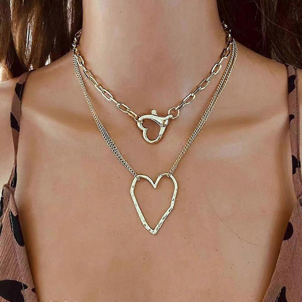 Vintage Multi-layer Pendant Necklace