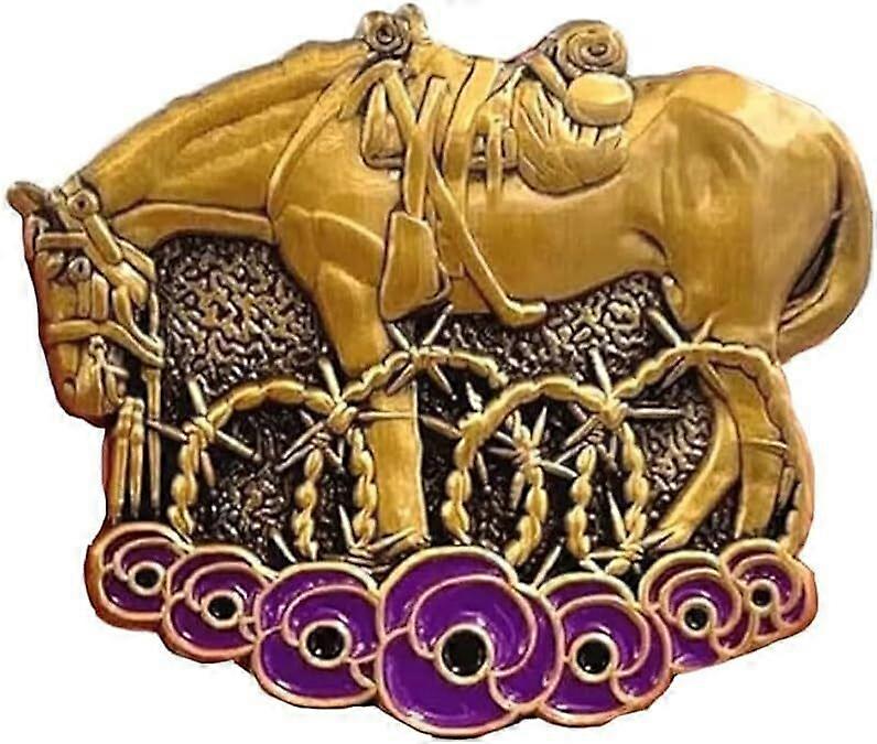 限定版の軍馬はブローチ、手作りのブローチボタンピンを覚えています