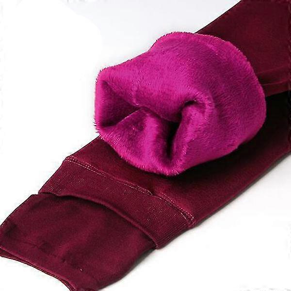Fleece Lined Warm Leggings Pants For Womens