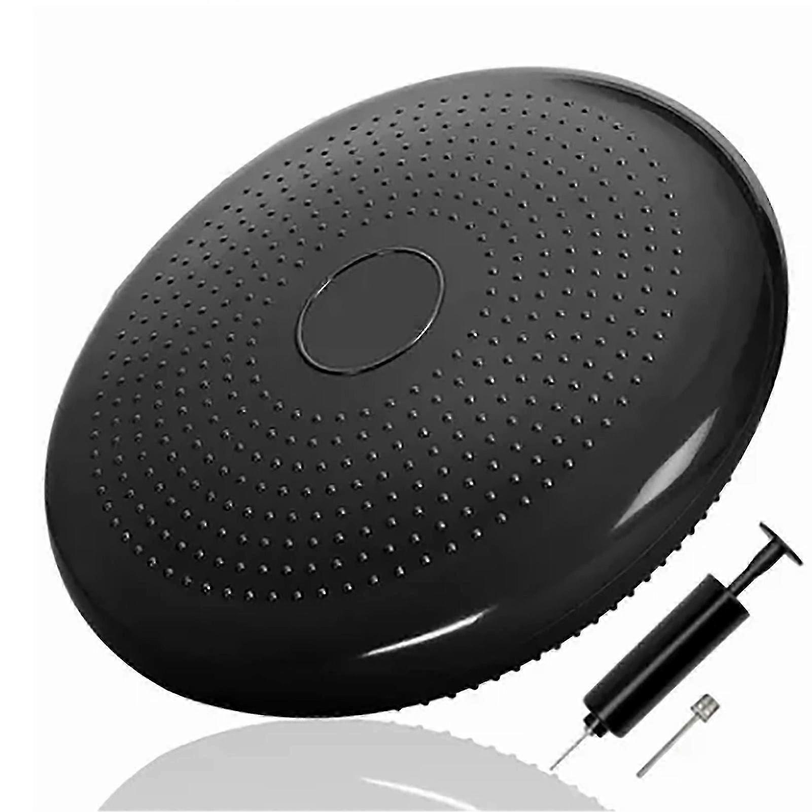 Inflatable Pvc Balance Disc - Dynadisc Core Strengthening Workout Cushion With Inflator