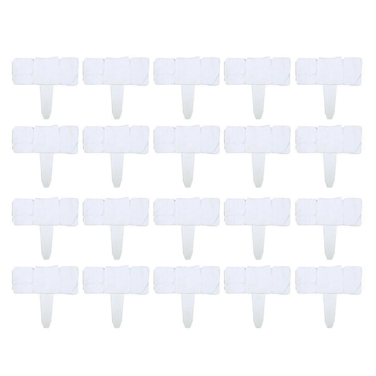 White Sheet Plastic Fence, Partition Fence, Imitation Stone Courtyard Lawn Villa Decoration Small F