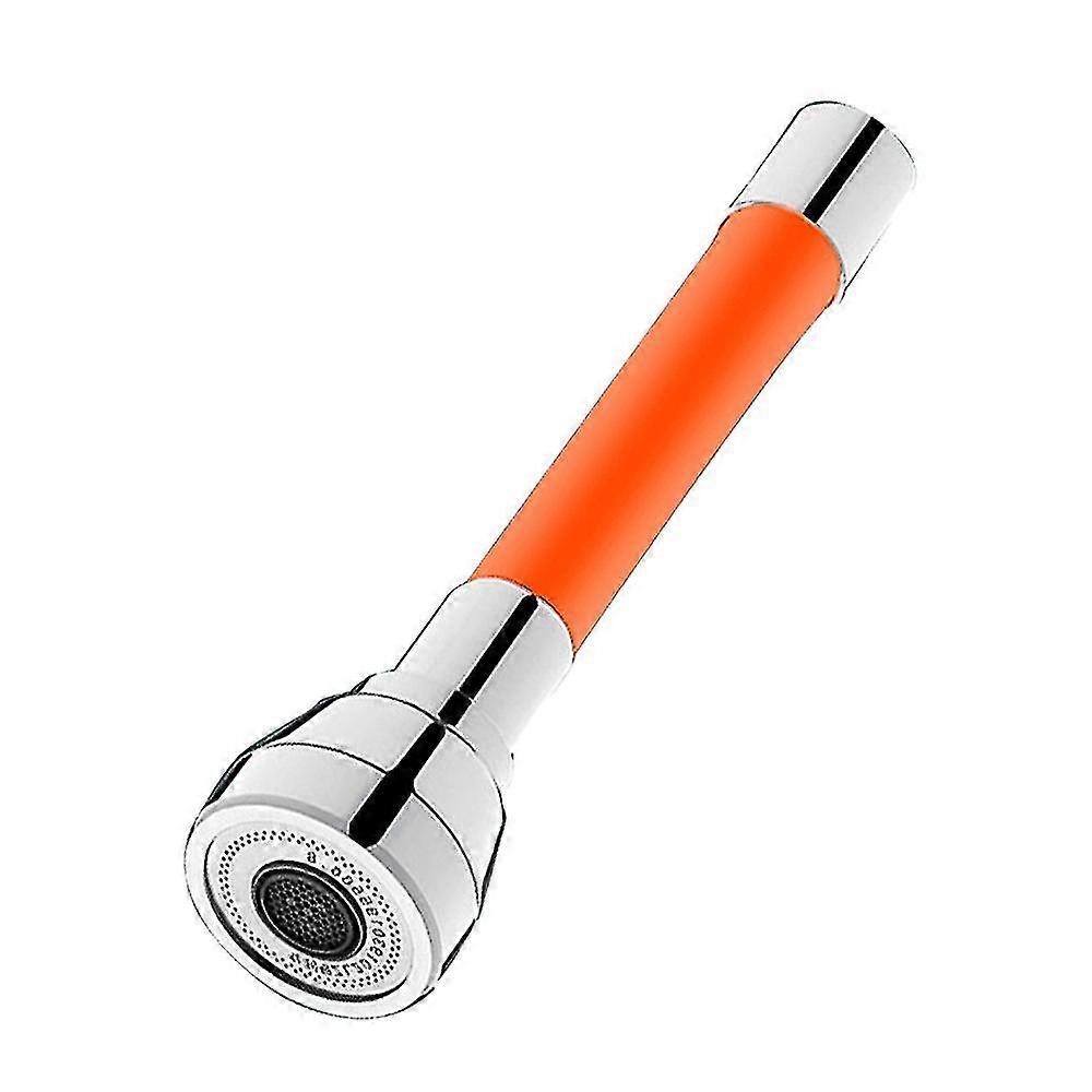 Faucet Extender Rotatable Faucet Nozzle (orange) (1pcs)