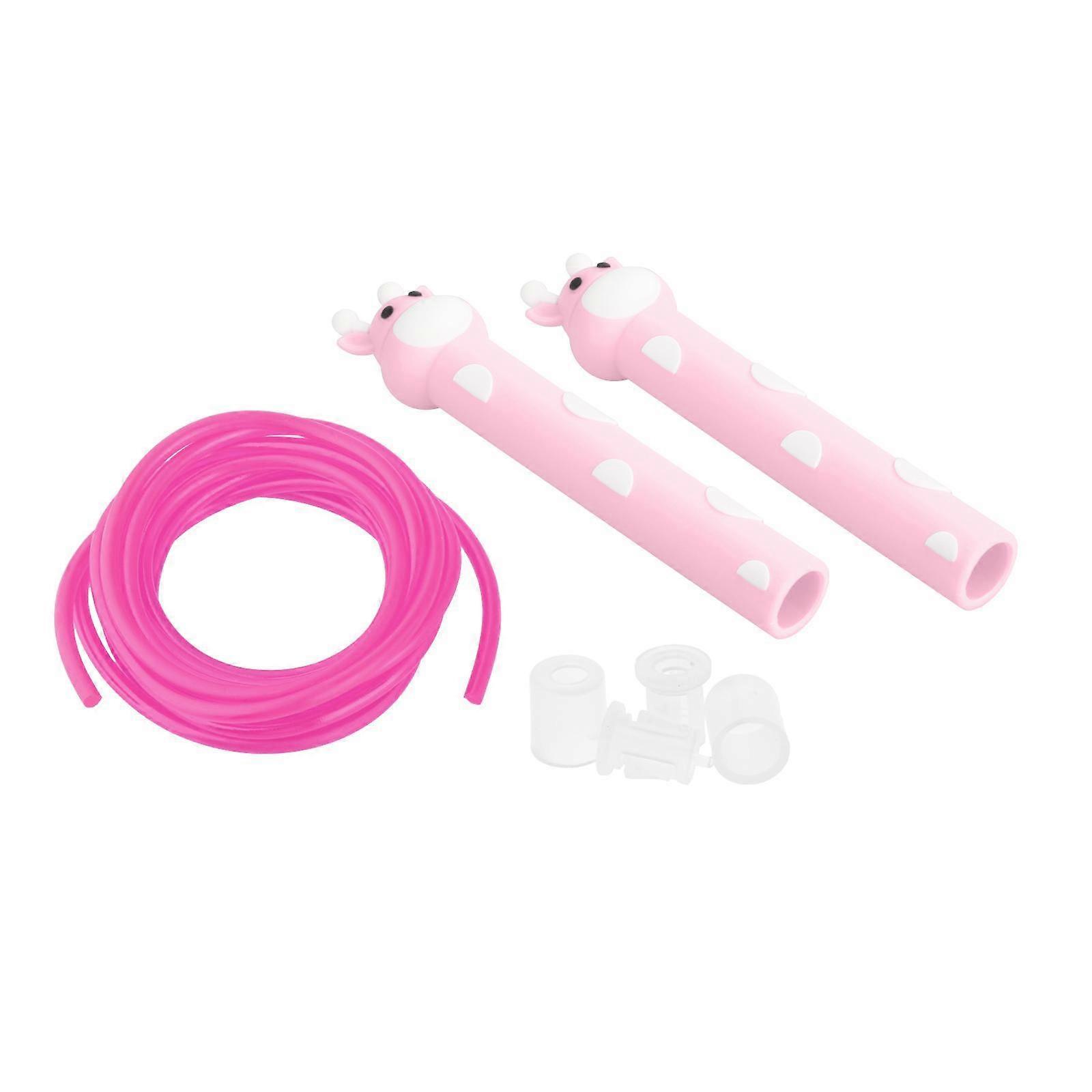 Children Skipping Rope Adjustable Durable for Training Keeping Fit Pink