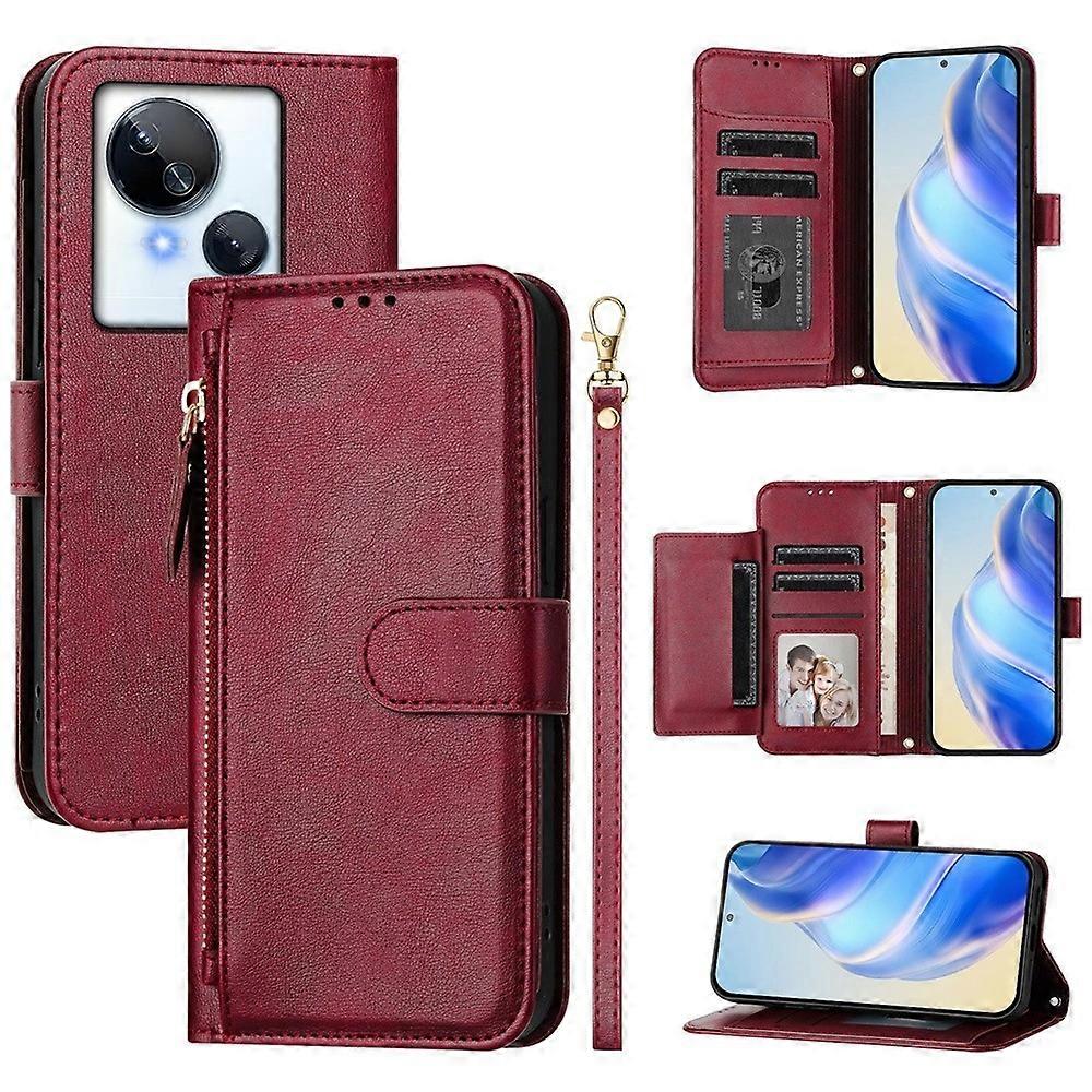 Wallet PU Case For Tecno Spark 10 5G