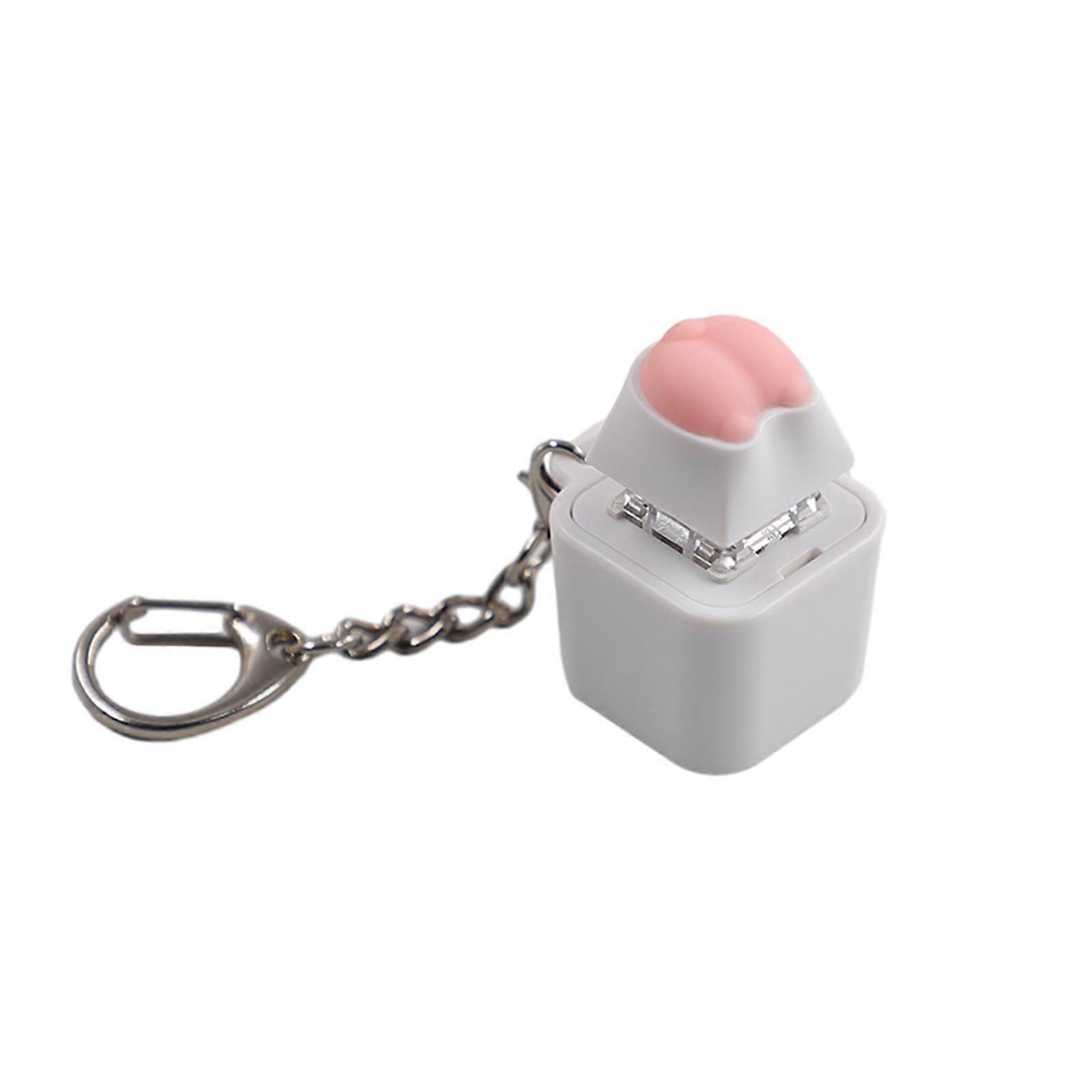 Small Keychain with Led Lights Entertainment Key Chain Pendant for Adults Kids Valentines Day Gifts Portable Light up Keychain