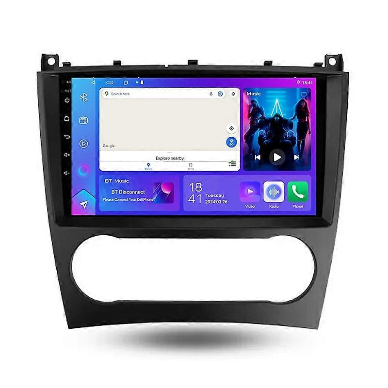 Car Radio Player For Benz C Class W203 W209 C180 C200 2004-2011 Multimedia Video Navigation GPS