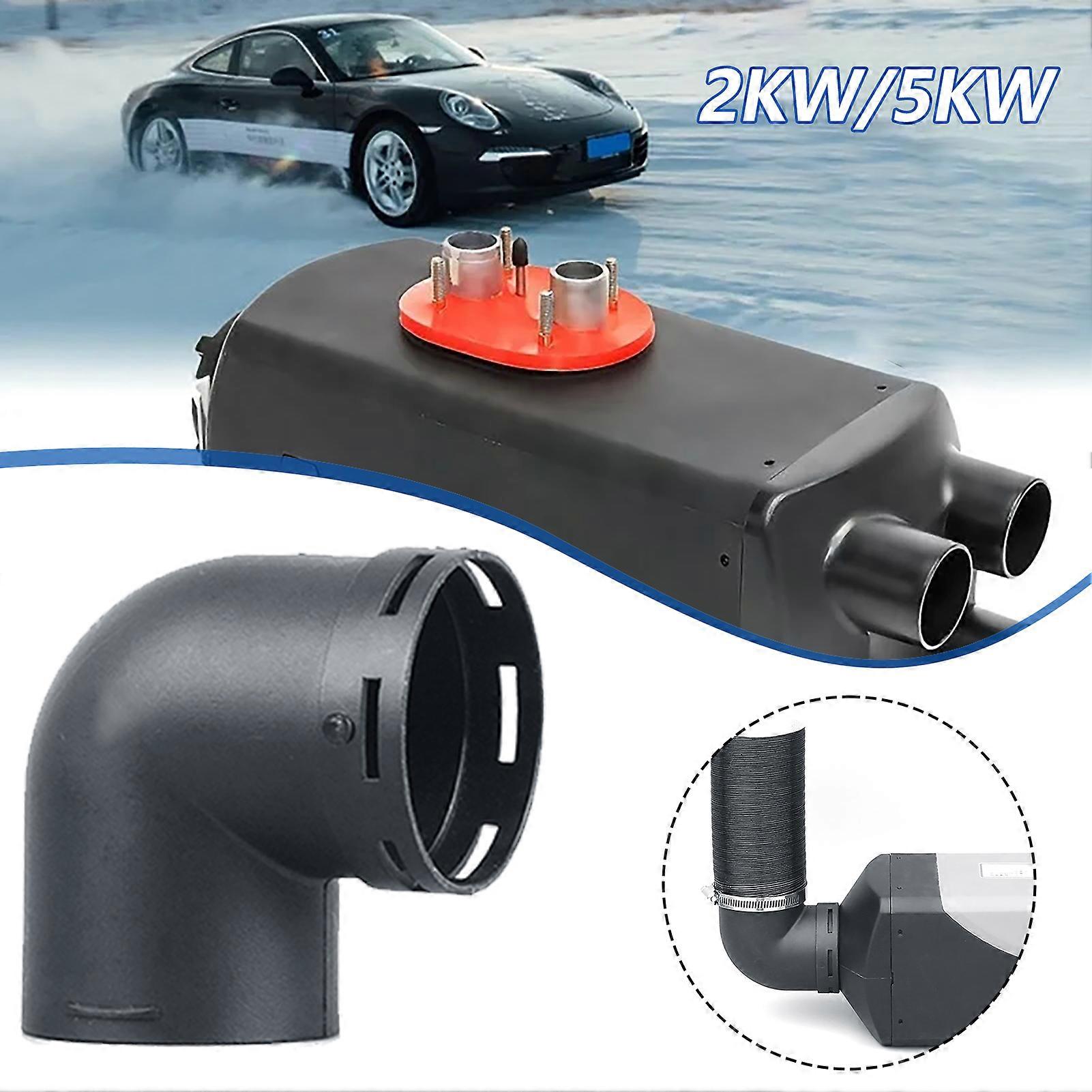 thumbnail image 2 of Buy Copgge 75mm 3inch Diesel Heater Duct Connector Parking Auxiliary Heater Ducting Pipe Outlet Elbow Connector Fits For Eberspacher Webasto Diesel Heater 5 Kw For Chinese Diesel Heater 2 of 11