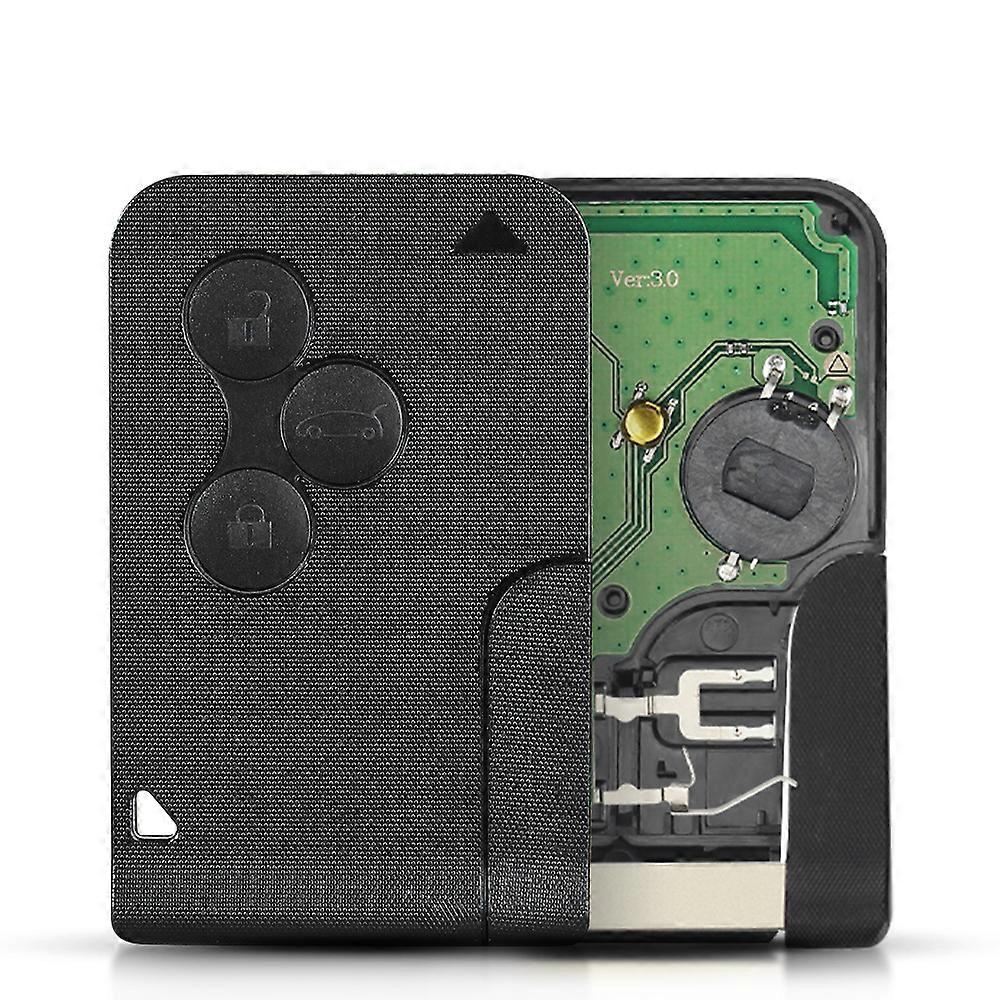 ID46 PCF7947 Chip Remote Key 3 Button 433Mhz For Renault Megane 2 3 Scenic Clio 2003-2008 Smart Card Emergency Insert Key