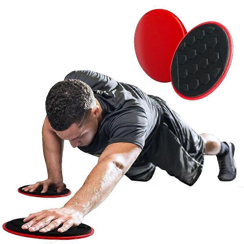 Exercise Core Sliders Fitness Disc Plate Sided Exercise Gliding Discs Carpet or Hardwood Floors for Abdominal Core Workouts