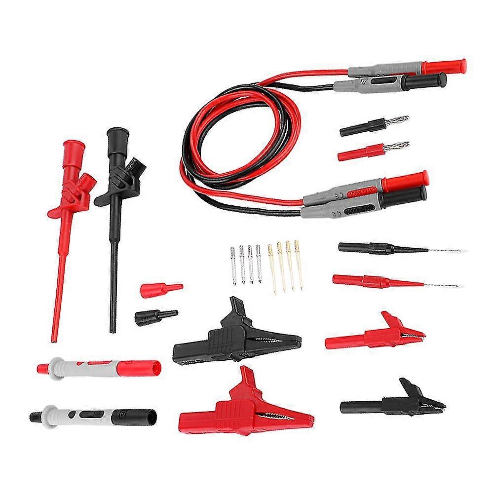4mm Banana Plug Electronic Multimeter Multi Meter Test Lead Probe Cable Set (p1600c)