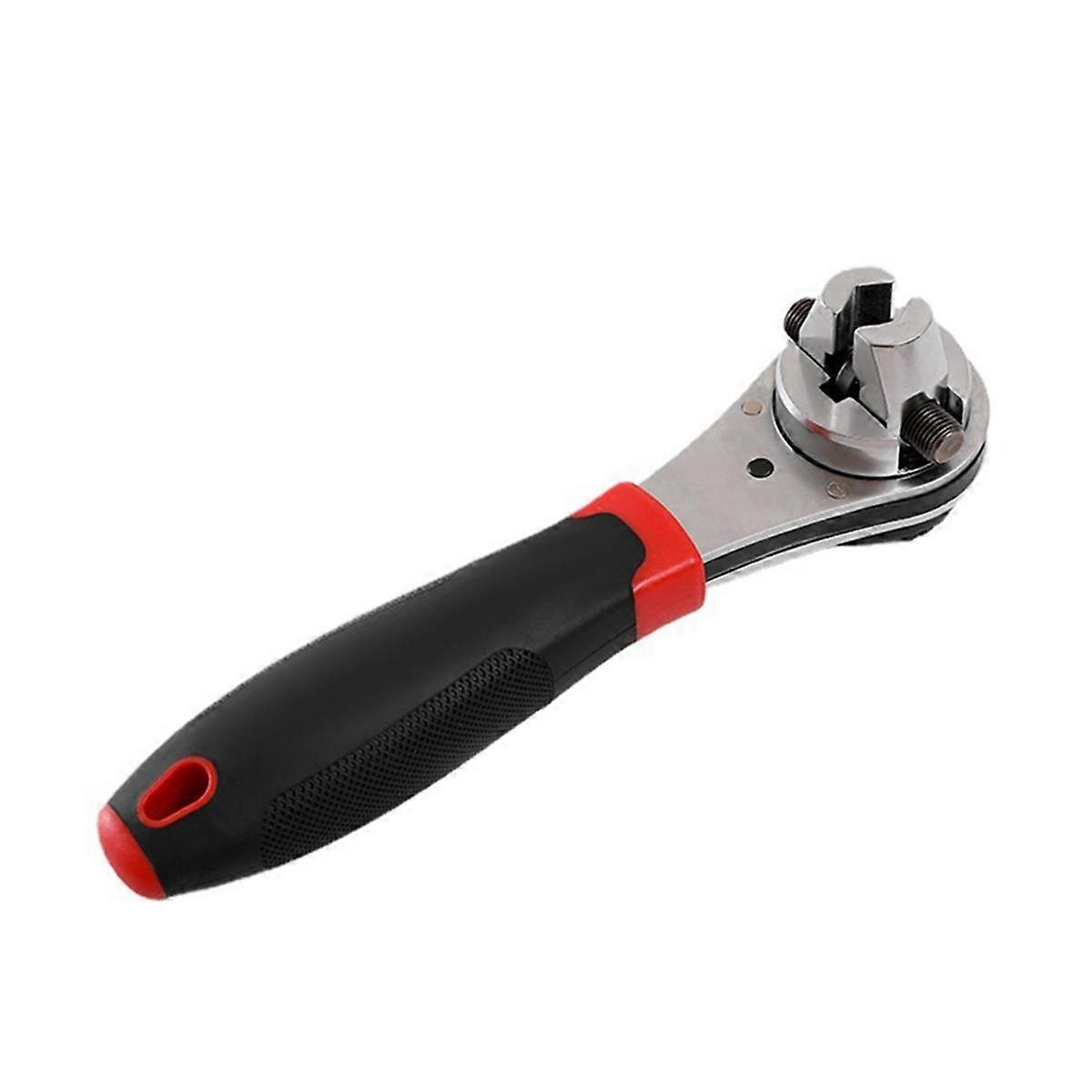 Universal Adjustable Ratchet Wrench is Suitable for 6-22mm Screw Adjustable Socket Wrench with Anti-Slip Handle.