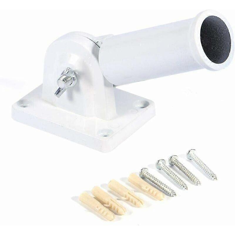 Adjustable Wall Mount Flag Pole Holder Bracket Flag Bracket with Screws, Flag DecorationLilaris
