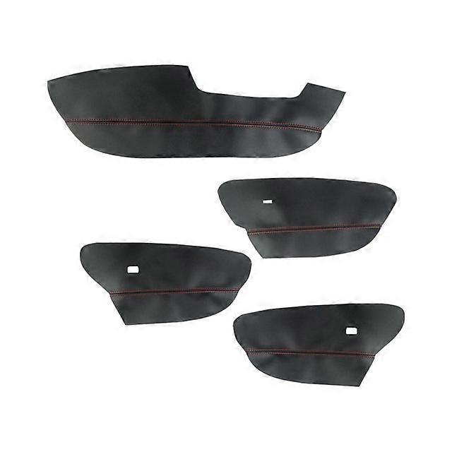 4pcs Microfiber Leather Only Lhd Car Styling Door Armrest Panel Cover Trim For Bmw X5 E70 2007 2008 2009 2010 2011 2012 2013 - Interior Door Panels &