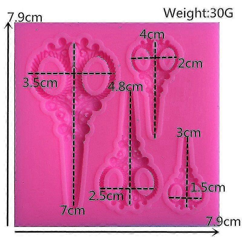 the New Retro Scissors S Silic Mold - 1pc