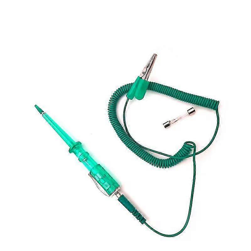 Electrical Circuit Tester, Auto Truck Car Circuit Test Pen Electrical Circuit Continuity Tester Screwdriver Probe Light Bulb Voltage(1pc, Green)