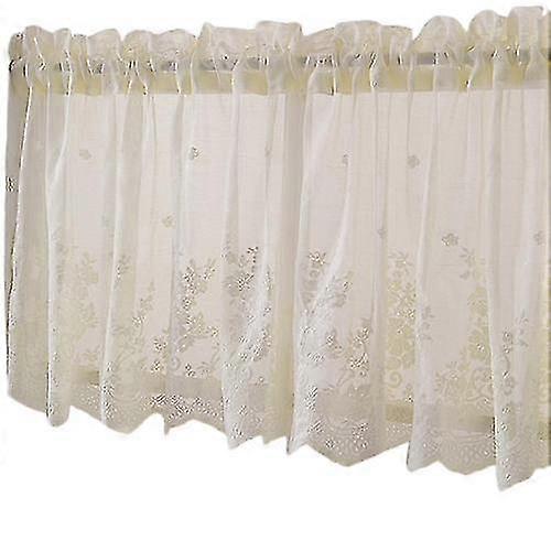 Multifunctional Polyester Fiber Curtains With Lace Pattern