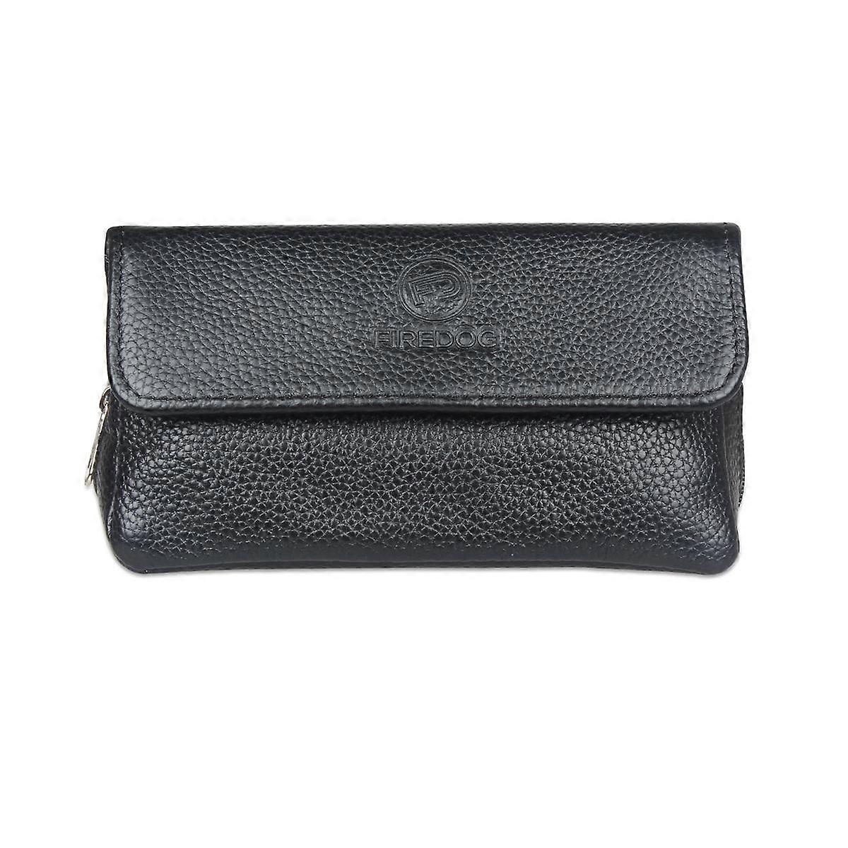 New Pipe Pouch Case Smoking Bag for 2 Pipes Tamper Filter Tool Cleaner Keep Freshness-Black