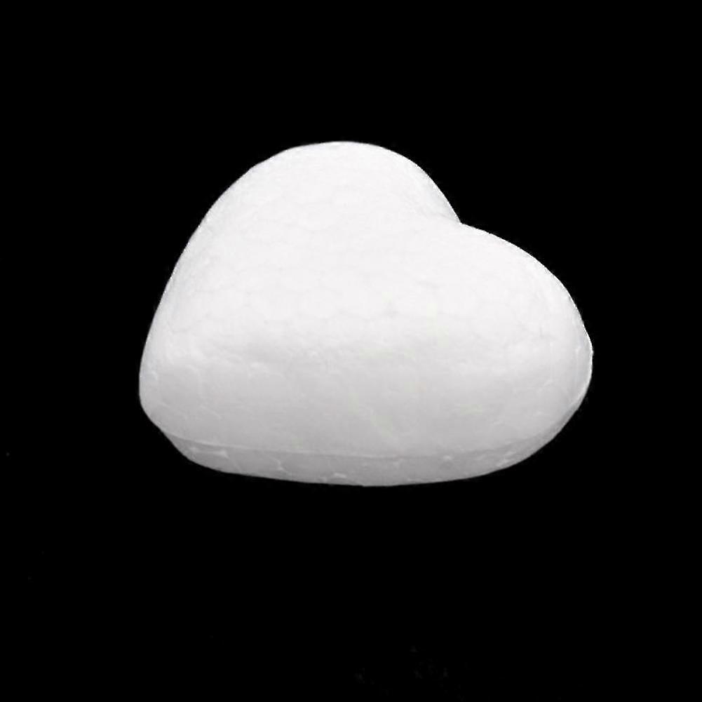 White Foam Styrofoam Polystyrene Modelling DIY Craft Heart Shape Party Decor-ZZY