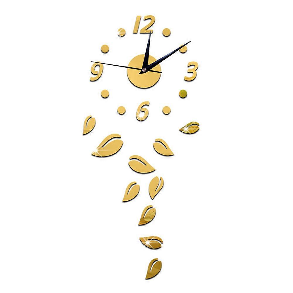 Acrylic Creative Home Decoration Sticking Wall Clock