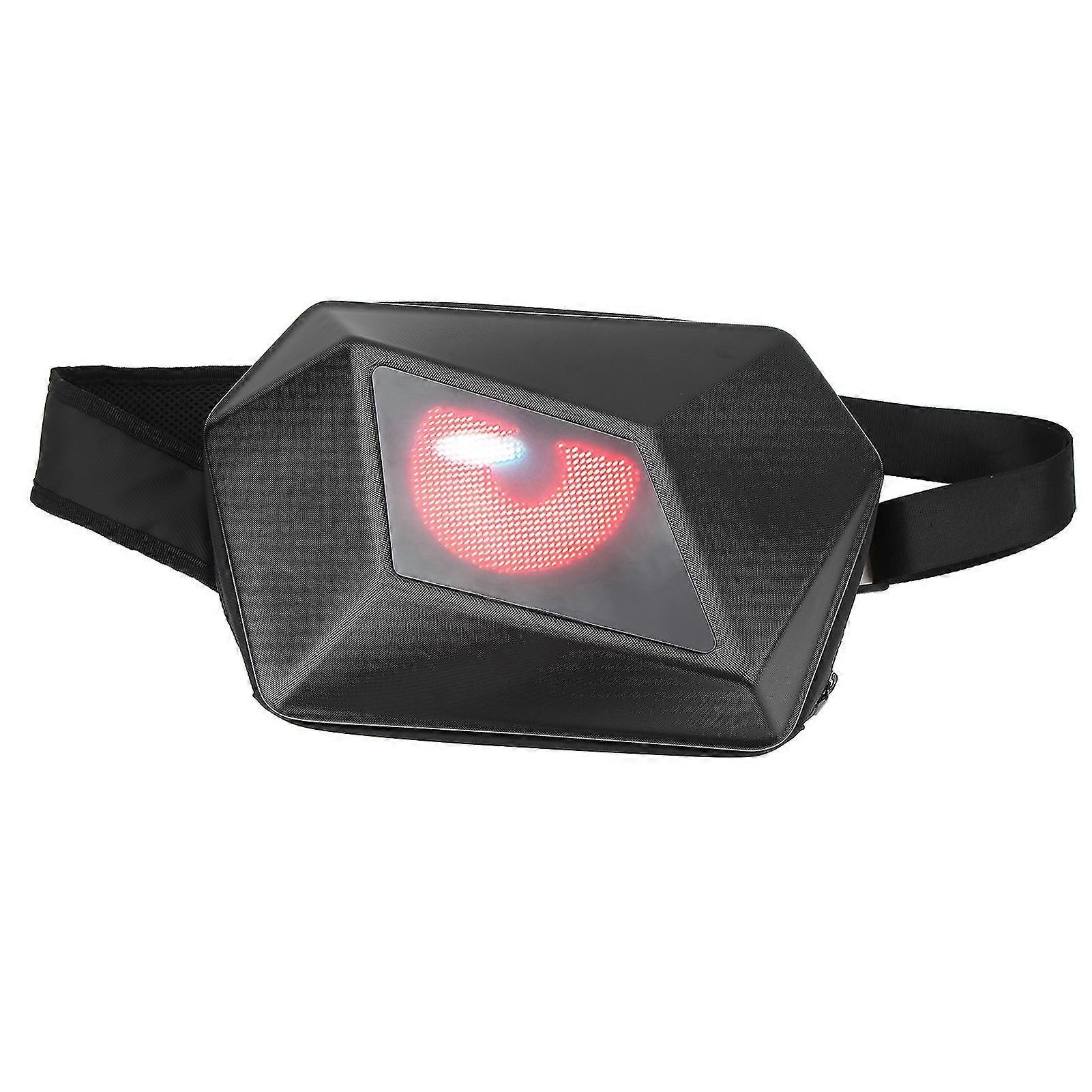 Waterproof LED Display Backpack with Cell Phone APP Control, USB 5V, Adjustable Shoulder Strap Ample Storage