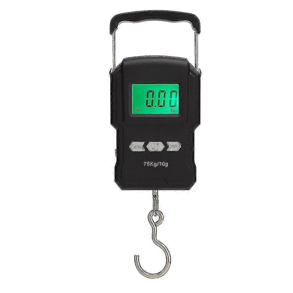 Handheld Hanging Scale Mini Portable Accurate Measuring Easy Use Digital Display Five Unit Conversion With Backlight 15 Degrees