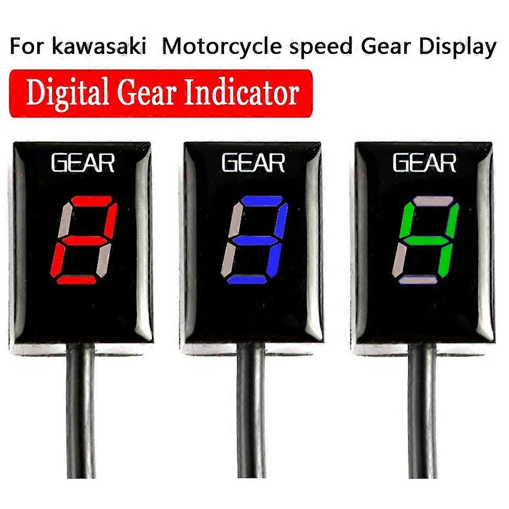 Motorcycle Ecu Direct Mount 1-6 Speed Gear Display Indicator For Kawasaki ER6N Z1000SX Ninja300 Z1000 Z800 Z750 versys 650 Z400
