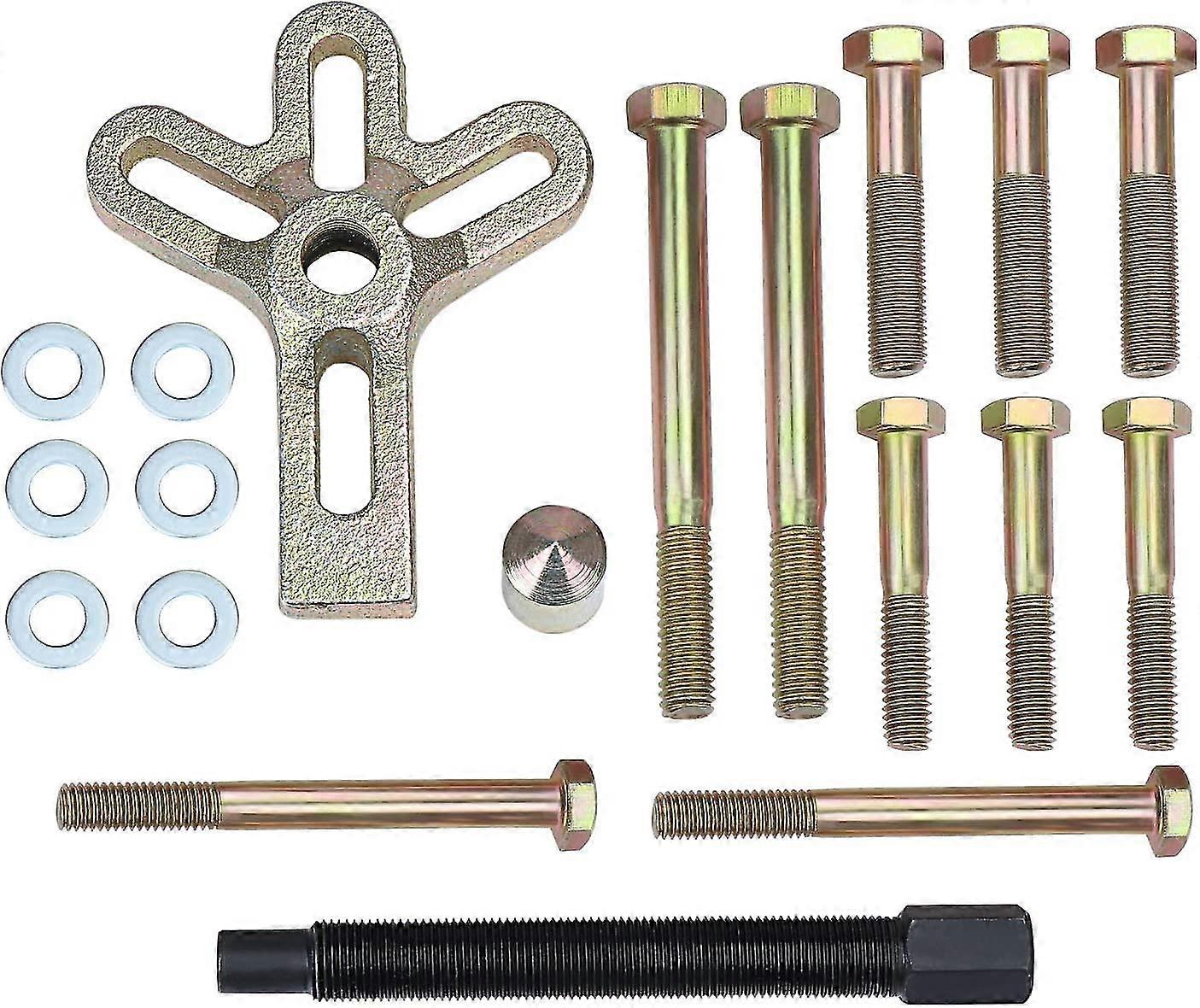 Set Of 13 Harmonic Balancing Tools, Flywheel Puller, Crankshaft Puller, Flywheel Puller