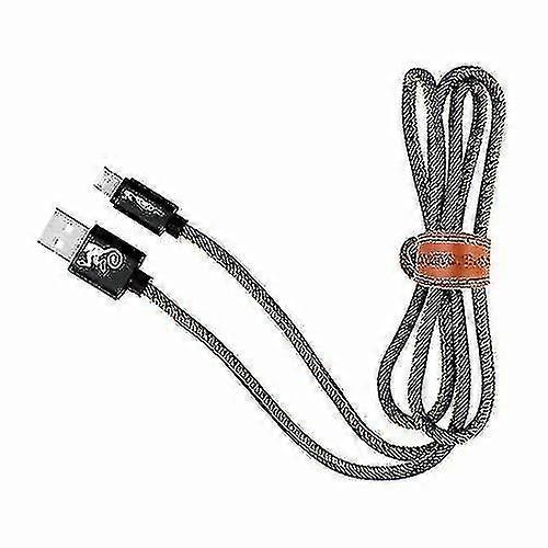 Fast Charging Lighting Cable Black Jean(2m)(blue)