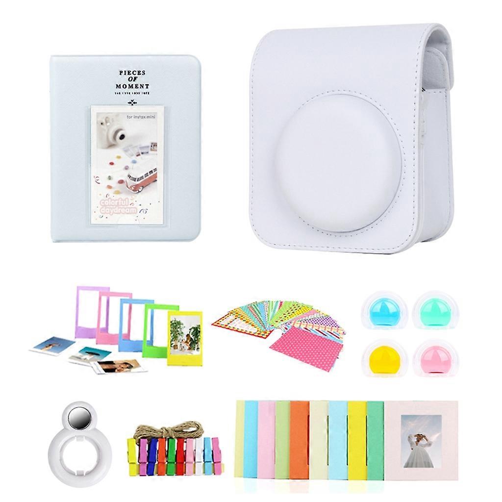 for Mini 12 Camera Protective Bag with Photo Storage Album Selfie Lens Filter