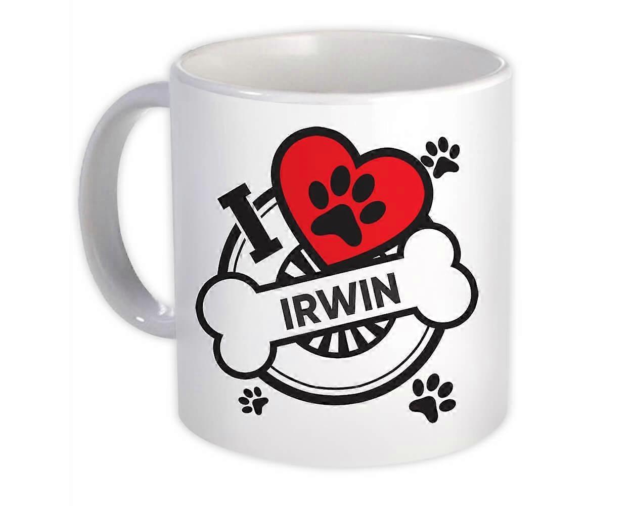 Irwin Personalized Dog Name: Custom Gift Mug Pet