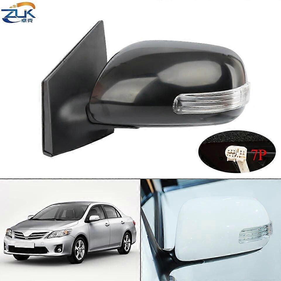 Suitable Left Right Exterior Rearview Mirror Assy For Toyota For Corolla E150 2007-2013 Outer Wing Back Up Mirrorr LED Turn Signal