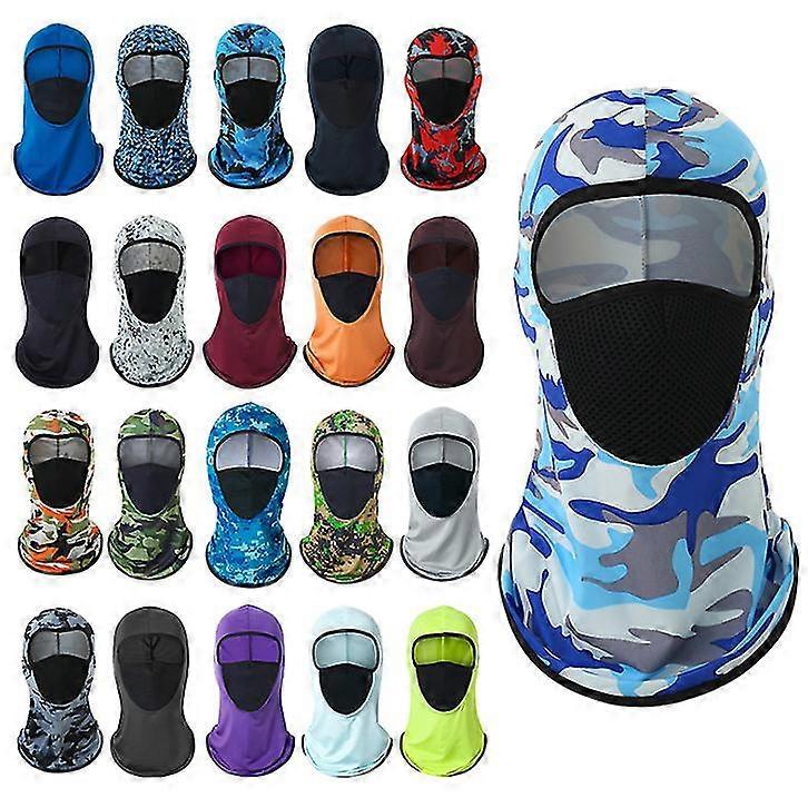 قناع التمويه للجنسين الشتاء قبعة دافئة واقية من الرياح قناع الوجه أقنعة خوذة الرقبة